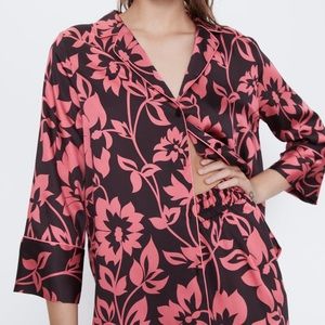 Pajama Style Top from Zara NWOT